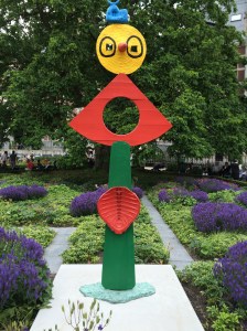 oiseaux et femme van Miró 